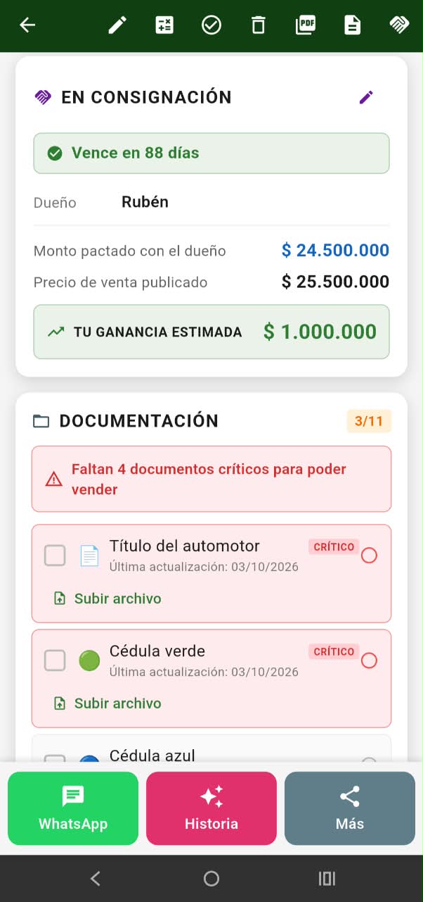 Consignación
